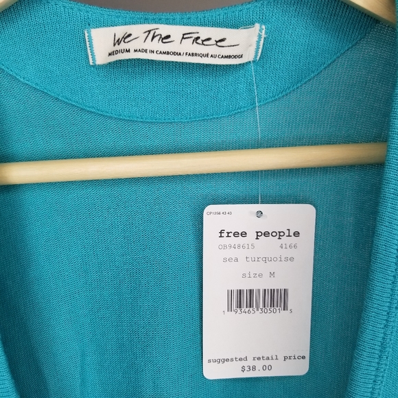 FREE PEOPLE Take The Plunge Jersey Loose Tank Top - Picture 7 of 9